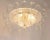 Murano Glass Ceiling Light in Pure Crystal Color with Handmade Leaves and Drops, Italy, 1990s For Sale - Image 4 of 11