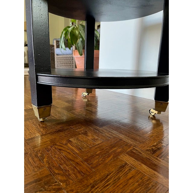 Baker Furniture Milling Road 3 Tier Accent Table Circa 1990s For Sale In Minneapolis - Image 6 of 10