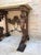 19th Century Console Carved Table Renaissance with Beige Marble Top For Sale - Image 4 of 18