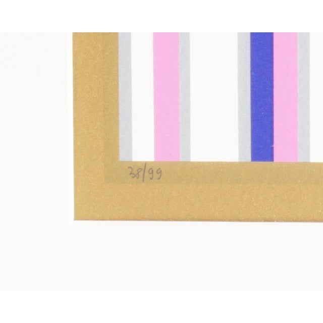 Late 20th Century “Twelve Tribes of Israel: Asher” Serigraph Print by Yaacov Agam For Sale - Image 5 of 8