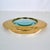 Large decorative magnifier lens with domed glass magnification, encased in eye shape brass cast frame. Very decorative...