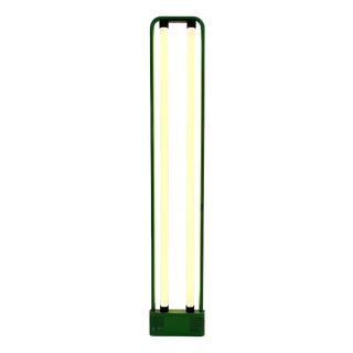 Green Double Neon Lamp by Gian N. Gigante for Zerbetto, 1980s For Sale