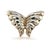 Tiffany and Co. 1990s Tiffany & Co Estate Puffed Butterfly Brooch Pin Sterling Silver For Sale - Image 4 of 10