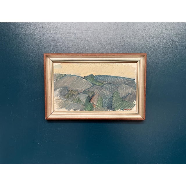 Bengt Crantz, Swedish Landscape, 20th Century, Oil on Canvas For Sale - Image 12 of 16