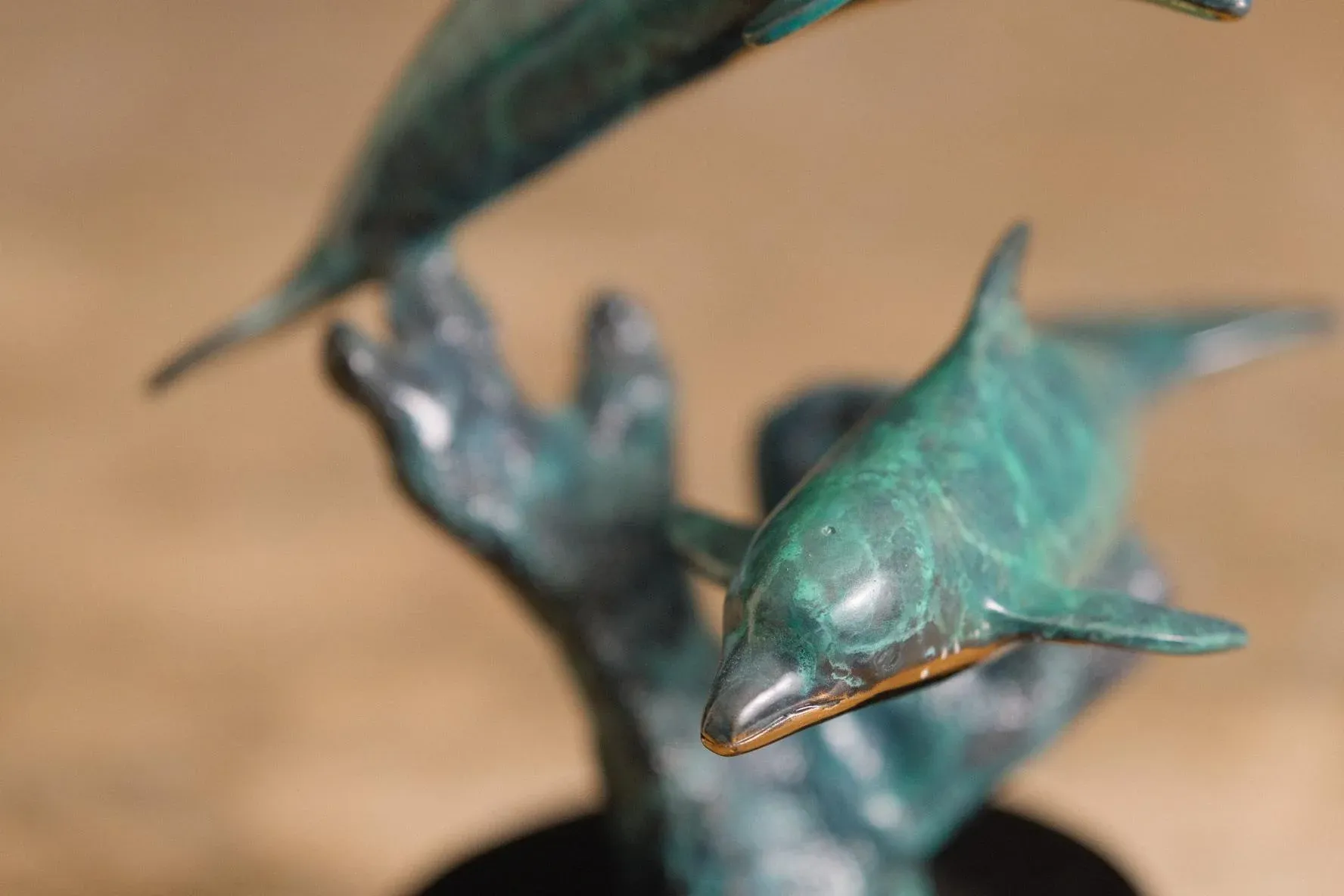 Lassen “Celebration Dolphins” - Christian Riese Lassen Signed & Numbered Bronze Dolphin Sculpture