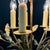 Metal Antique French Chandelier With Gold Leaves and Branches in Old Gilding For Sale - Image 7 of 14