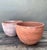 Contemporary Vintage Washed Terracotta Planter Bowls - Set of 2 For Sale - Image 3 of 12