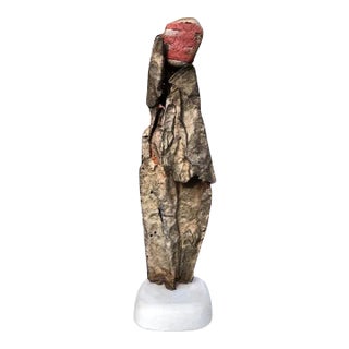 Metal Sculpture of St. Nilus of Sinai For Sale