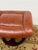 Mid-Century Modern Stressless Faux Leather Footstool For Sale - Image 3 of 12