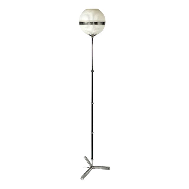Vintage German Floor Lamp, 1950s For Sale