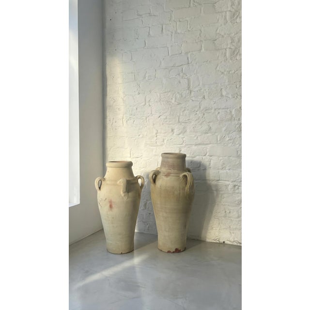 Vintage Terracotta Amphorae, 1900s, Set of 2 For Sale - Image 3 of 5