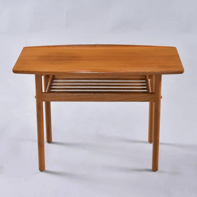 Pair of Grete Jalk for Poul Jeppesen Møbelfabrik Danish Teak Side Tables For Sale - Image 6 of 10