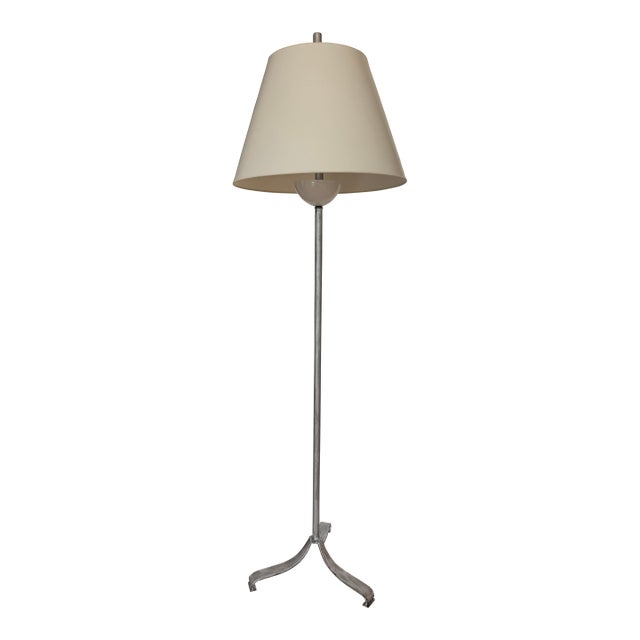 Urban Electric Co Brushed Metal Floor Lamps For Sale
