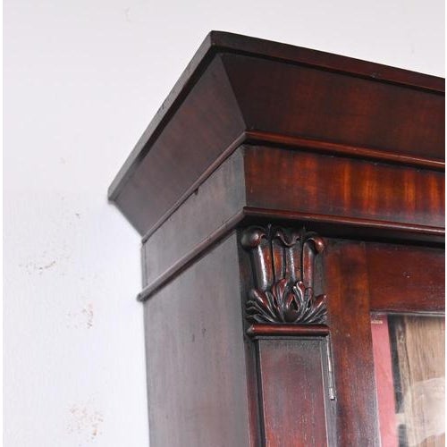 Wood Victorian Glazed Mahogany Library Bookcase, 1840s For Sale - Image 7 of 15