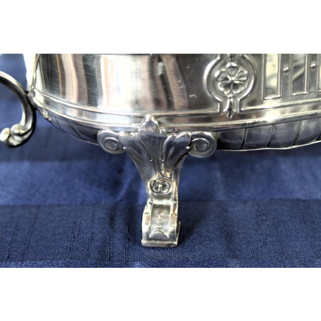 Silver-Tin Jardiniere attributed to Quist, Germany, 1890s For Sale - Image 10 of 11