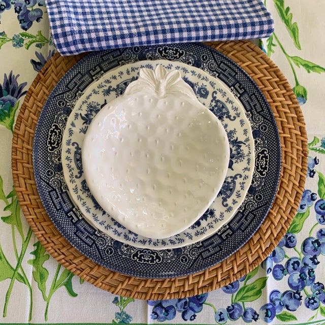 Vintage Italian Strawberry Dessert or Berry Bowls Set of 6 For Sale - Image 12 of 12