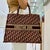 Red Christian Dior Book Medium Oblique Embroidery Burgundy Canvas Tote Bag For Sale - Image 8 of 8