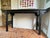 Chinese Vintage Chinese Black Lacquered Altar Console Table For Sale - Image 3 of 9