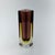 Murano Glass Sommerso Vintage Murano Glass Vase Vintage Mid-Century Modern Sommerso Glass Square Vase For Sale - Image 4 of 17
