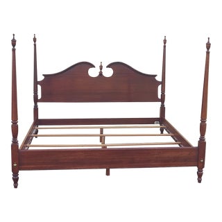 Ethan Allen King Size Poster Bedframe For Sale