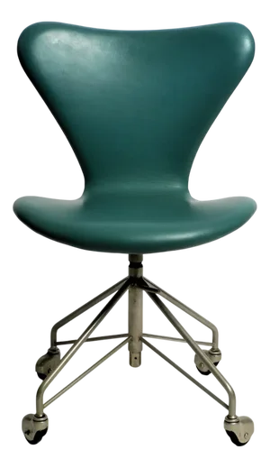 Height-Adjustable 3117 Office Chair by Arne Jacobsen for Fritz Hansen, 1960s