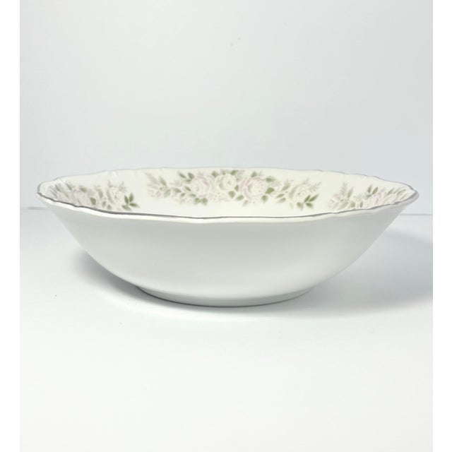 Contemporary 1980s Sheffield “Classic, 501” 8-Piece Bone China Dinnerware Serving Hostess Set For Sale - Image 3 of 12