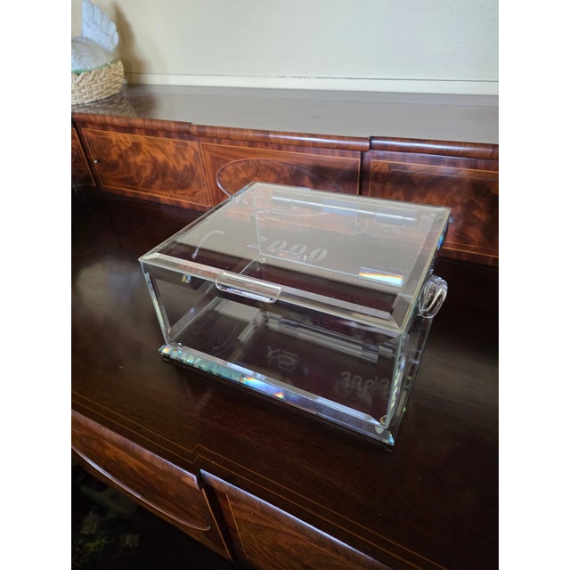 2000 - 2009 Rare King Ranch & Y O Bar Crystal Humidor #1/25 For Sale - Image 5 of 12