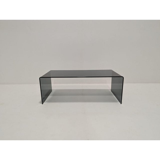 Contemporary Central Coffee Table and Ottoman from Natuzzi Mercurio, Set of 2 For Sale - Image 3 of 17