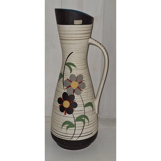 Ceramic Large Mid-Century Modern German Ceramic Vase by Carstens Tönnieshof, 1950s For Sale - Image 7 of 7