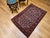 Vintage Malayer Area Rug, Hand-Knotted Wool, Geometric Pattern, 3x5, Ivory & Red For Sale - Image 10 of 13