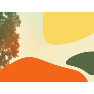 "Sedona" Contemporary Abstract Open Print by Niqui Carter 24"x30" For Sale