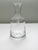 Vintage Clear Etched Glass Carafe For Sale - Image 9 of 9