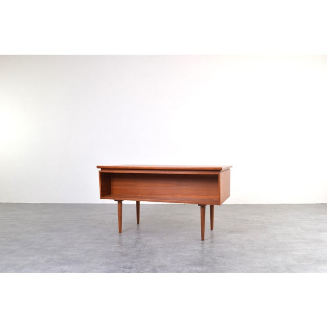 Mid-Century Danish Teak Executive Desk, 1960s For Sale - Image 6 of 18