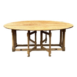 19th Century Oak Gateleg Table For Sale