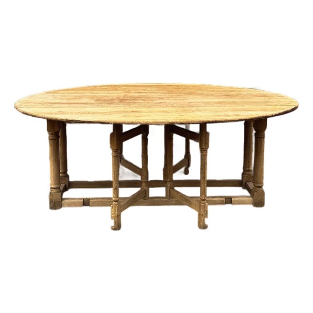 19th Century Oak Gateleg Table For Sale