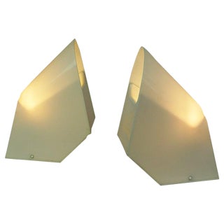 White Plastic Table Lamps by Cini Boeri for Stilnovo, 1970s, Set of 2 For Sale