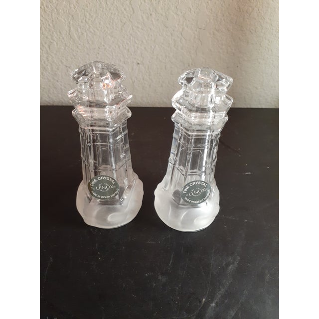 Vintage Crystal Lenox Salt. & Pepper Shaker Set Chairish