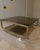 Metal Amber Glass Coffee Table with Geometric Structure, Italy, 1970s For Sale - Image 7 of 18