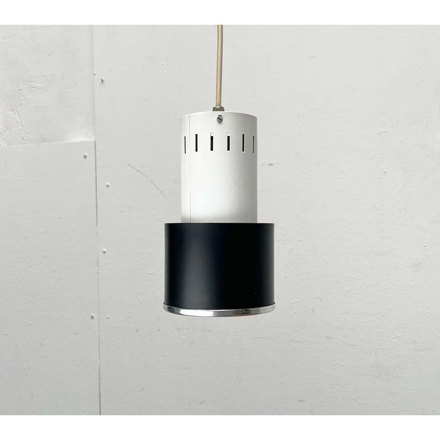 Philips Mid-Century Dutch Minimalist Pendant Lamps attributed to Louis Kalff for Philips, 1950s, Set of 4 For Sale - Image 4 of 18