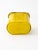 1970s Large Vintage Murano Yellow Cased Opaline Glass Vase with Black Rim, 1970s For Sale - Image 5 of 7
