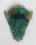 Art Nouveau 1920s Green and Blue Murano Glass Sconce For Sale - Image 3 of 3