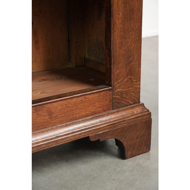 Antique Mid-19th Century English Oak Bookcase For Sale - Image 11 of 12