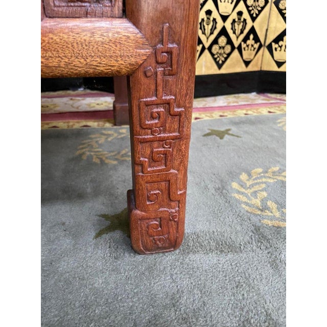 Indochinese Chest of Drawers with Carved Panels For Sale - Image 9 of 11