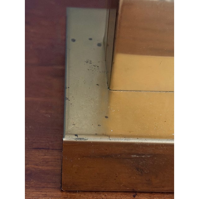 Brass Monumental Brass Curtis Jere Table Lamp, Signed C Jere 1976 For Sale - Image 8 of 13