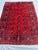 Red Bokhara Hand-Knotted Wool Rug - 7'3" X 5'4" For Sale - Image 6 of 11