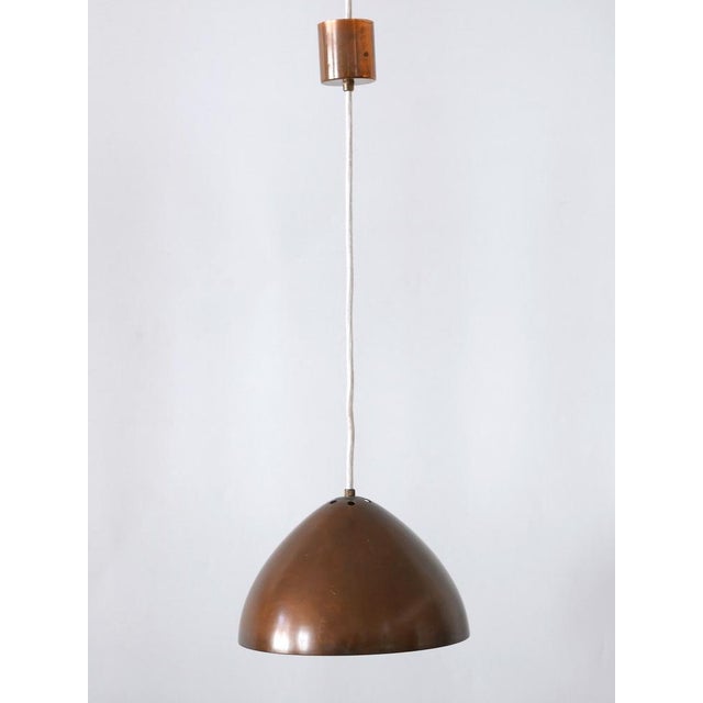 Mid-Century Modern Copper Pendant Lamp, Finland, 1950s For Sale - Image 4 of 18