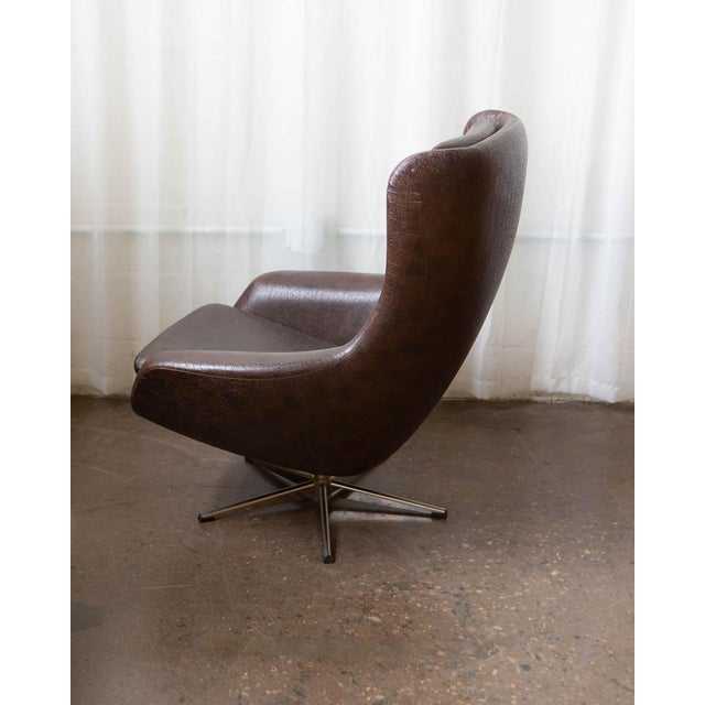 1970s Attributed to h.w. Klein for Bramin Lounge Chair For Sale - Image 9 of 12