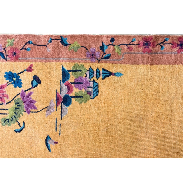 Early 20th Century Chinese Art Deco Rug For Sale - Image 12 of 17