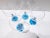 Vintage Gin Goblets With Sapphire-Color Stems- Set of 4 For Sale - Image 4 of 6