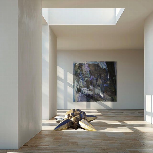 Contemporary Daniel Prat, A Tribute to the Mineral Landscape, Oil on Canvas For Sale - Image 3 of 8